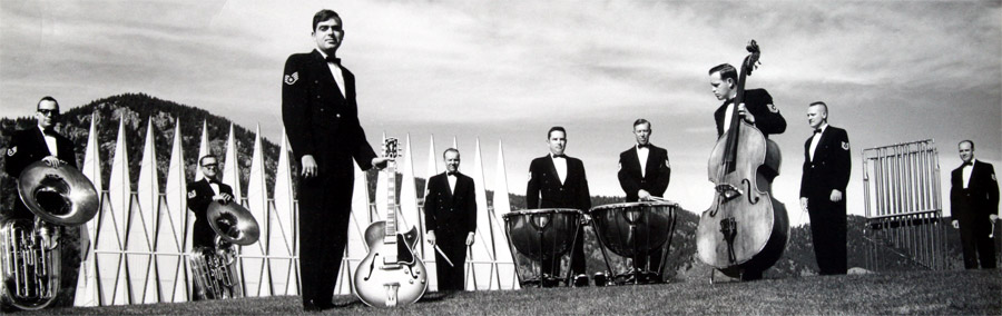 Tom Bruner in the Air Force Band